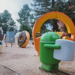 Googleplex playground with Android toys at Google Visitor Center