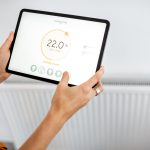 Controlling heating with a tablet at home